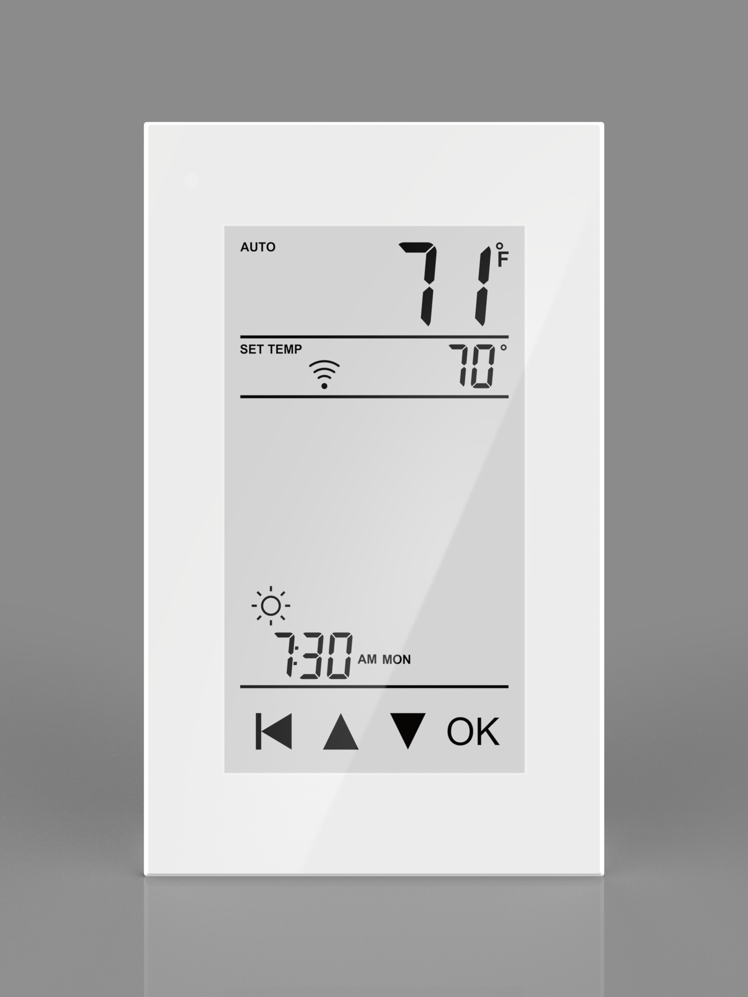 TouchScreen WIFI Programable Thermostat